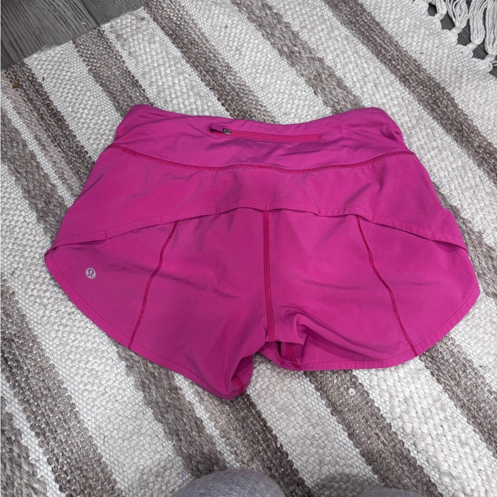 Women's Pink Lululemon Athletic Shorts